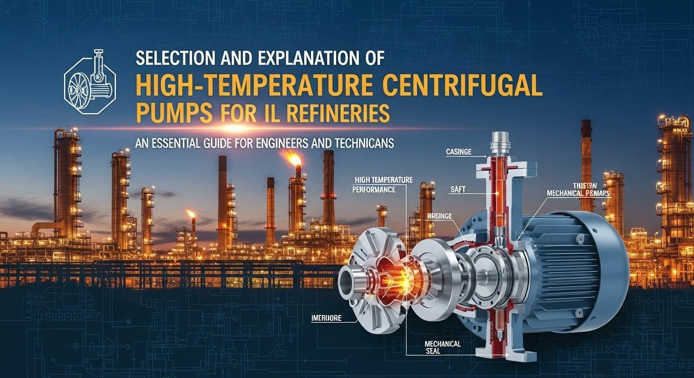 Kõrge temperatuuriga tsentrifugaalpump rafineerimistehaste jaoks